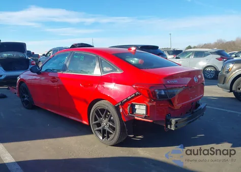 2024 Honda Civic Sport z USA, uszkodzony, nr VIN 2HGFE2F54RH591986